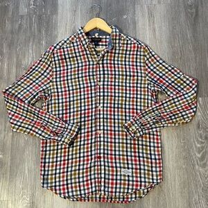 CPO Provisions | Men's Plaid Flannel Button-Down Shirt | Small